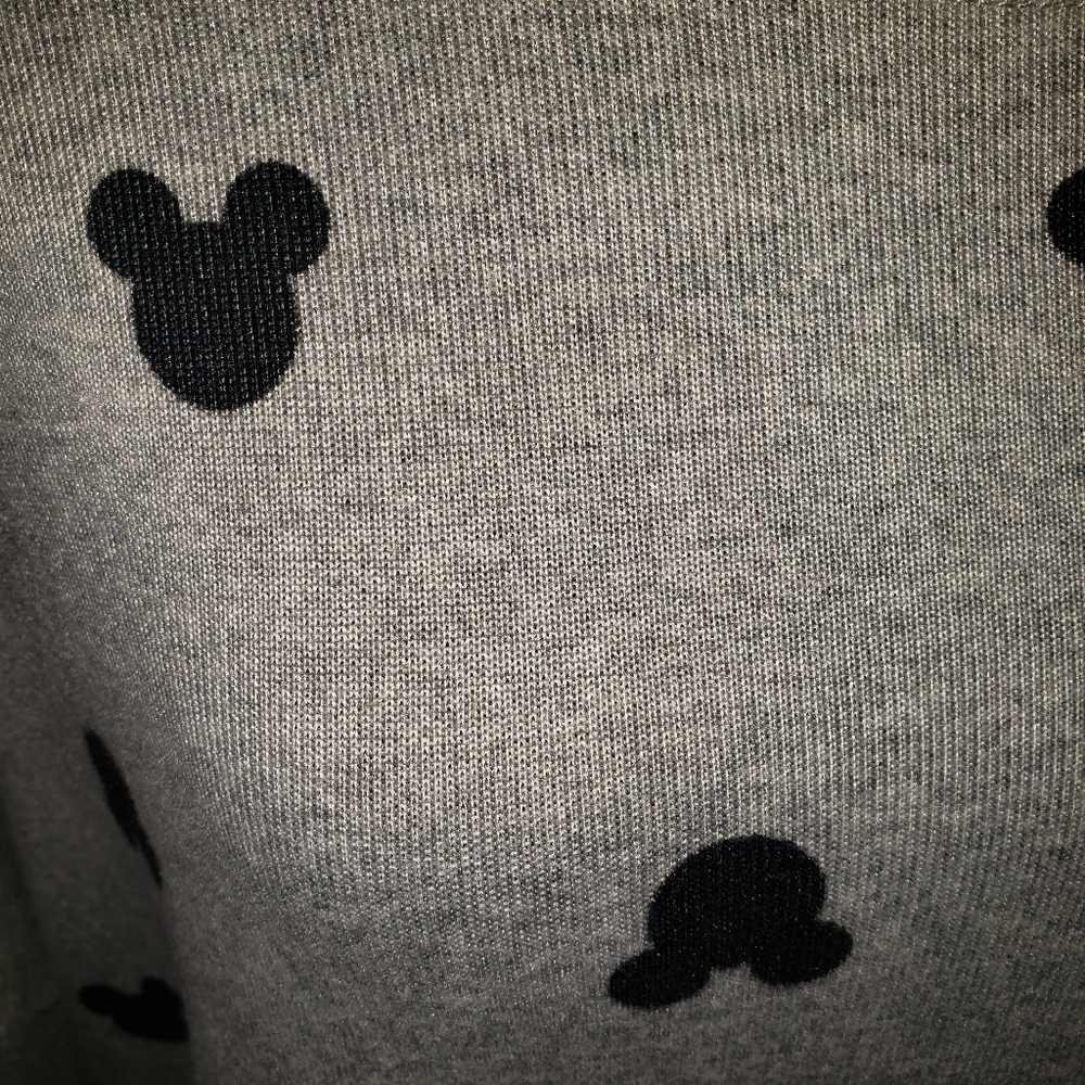 Disney Mickey Print Light Tunic Sweater Women's Size XL - Picture 4 of 4